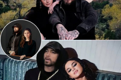Eminem, Post Malone, and Selena Gomez have teamed up for a collaboration that fans are calling nothing short of iconic. Their new track, “Miss YOU!,” mixes raw emotion with genre-defying artistry. Eminem delivers his signature intense verses, while Post Malone’s heartfelt melodies and Selena’s haunting vocals create a poignant anthem about love and loss. It’s a musical powerhouse, and fans can’t get enough of this unexpected yet brilliant trio. This track is already making waves, proving that when these three come together, magic happens.