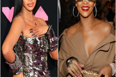 Cardi B has thrown 3 words at Rihanna after she was put down by Rihanna during an encounter at a party: ‘She thinks she’s a star?’