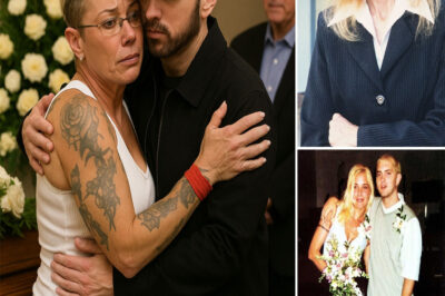 Although Eminem’s mother, Debbie Mathers, passed away a few months ago, the true story has only now been revealed. Eminem’s half-brother disclosed that on the day of the funeral, Eminem’s ex-wife, Kim Scott, returned home and attended the funeral with the family. The moment she stepped into the room stunned everyone, and Eminem gave her a hug