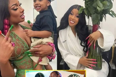 Megan Thee Stallion Breaks Social Media Silence with a Bombshell Message to Cardi B After Her Third Baby with Offset – You Won’t Believe What She Said!** Hold on to your seats! After Cardi B welcomed her third child with estranged husband Offset, Megan Thee Stallion shocked fans by breaking her social media silence with a powerful message. What does she really think about Cardi’s baby news? Her words are leaving fans stunned and wondering if this is the beginning of a new chapter between the rap queens! Find out what Megan just dropped – this is not what you’d expect!