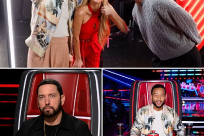 Eminem Joins The Voice Season 28, Replacing John Legend — A Shocking Shake-Up That Could Redefine the Show Forever