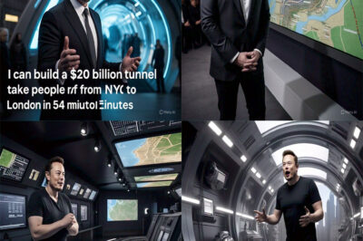 Elon Mᴜsk claims he can build a $20 billion tunnel that will take people from NYC to London in 54 minutes