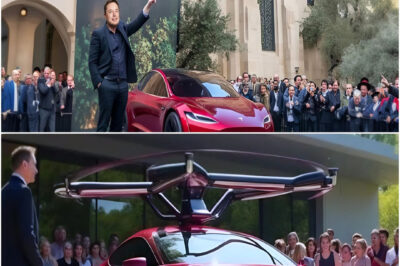 Elon Musk’s First Prototype of Flying Tesla Car SHOCKED The World