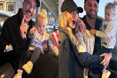 ‘She needs to have babies! We want her to have children…’ Everyone was saying the same thing when they saw Travis and Taylor posing with a child, looking incredibly happy