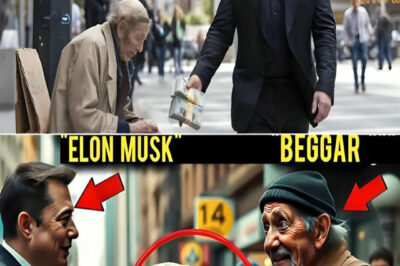 Elon Musk’s Social Experiment: He Drops Money Near a Beggar—What Happens Next Will Shock You!
