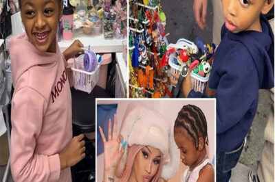 Cardi B’s Kids Kulture, 6, and Wave, 3, Look All Grown Up on Cute Shopping Trip for Toys and Cotton Candy
