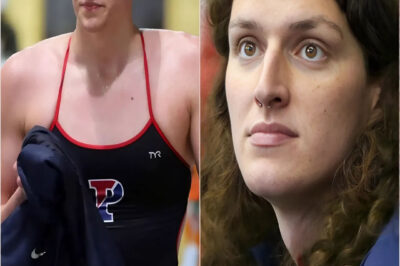 Lia Thomas has been banned from competing in the 2025 Olympics, with officials saying she must “swim with men.”
