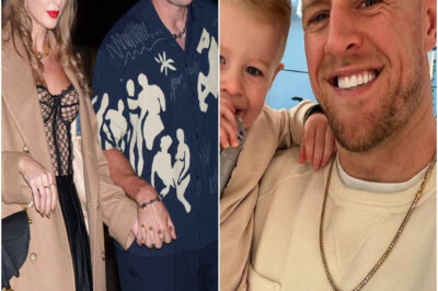 **J.J. Watt Claps Back at Haters Over Taylor Swift and Travis Kelce Romance: “She’s Supporting Her Man—Why Are You So Mad? Get a Life!”** Retired NFL star J.J. Watt doesn’t hold back as he jumps to Taylor Swift and Travis Kelce’s defense, slamming critics of their high-profile relationship. Watt’s fiery statement has fans cheering as he calls out the backlash, leaving the internet divided. Is this the mic-drop moment the couple needed?