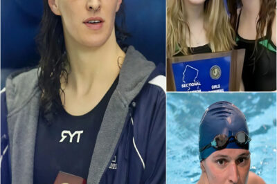 A women’s swimming team refuses to compete against biological male “Lia Thomas,” declaring it “unfair” and issuing a permanent ban from participation
