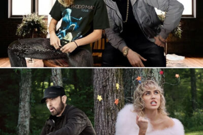 Eminem and Miley Cyrus join forces for Run Away featuring Ollie—and it’s not just a song, it’s a full-blown emotional rollercoaster. The raw grit of Eminem’s verses collides with Miley’s powerhouse vocals, creating a track that hits like a punch to the gut. It’s haunting, it’s explosive, and it’s the kind of collaboration no one saw coming but now can’t live without.