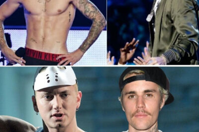 Eminem Shocks the World by Overtaking Justin Bieber on Spotify’s Most Streamed Artists List – The Feud Just Got Real