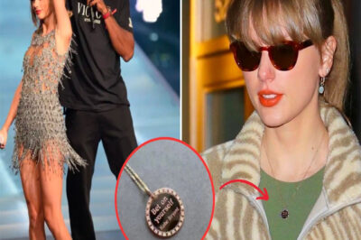 Taylor Swift wears necklace with empowering Kobe Bryant quote for recording studio session