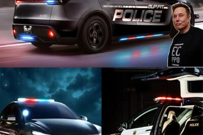 Elon Musk Shocks Police Forces with 2025 Tesla Model Y: Cybercab Tech in High-Speed Pursuit Vehicle!