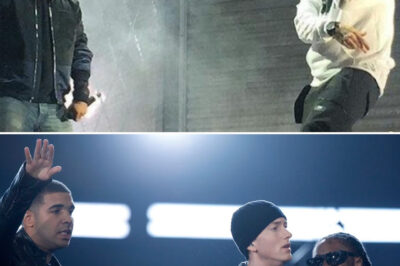 As Drake Was Deep Into His Performance, Eminem Suddenly Appeared On Stage, Catching Even Him Off Guard Amid The Thunderous Cheers Of Thousands Of Fans In Detroit! Drake Honored Eminem As The “Greatest Rapper To Ever Get On The Microphone” Before The Two Joined Forces To Set The Stage On Fire With An Electrifying Performance Of “Forever”! This Rare Collaboration Between Two Of The Biggest Rappers Left An Unforgettable Impression On The Audience! Watch Full Video Below!