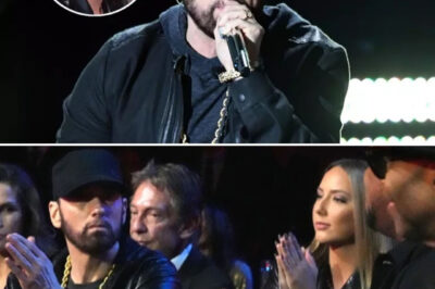 Once Again, Eminem Captivated Everyone, Even Taylor Swift, With A Touching Tribute Performance For Hailie Jade Right On Stage! Even at 52, Eminem Demonstrated His Timeless Charisma As He Delivered A Moving Medley Of “Houdini” And “Temporary.” Following The Performance, He Sat Down On The Couch And Solemnly Watched A Family Video Of Hailie On The Screen, Bringing The Performance To A Beautiful Close! Watch The Full Video Below!