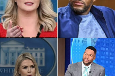 Shock and laughter erupt — Karoline Leavitt hilariously shuts down Michael Strahan on live TV with a savage comeback that sparks a viral nickname, sends social media into meltdown, and turns awkward tension into unforgettable comedy gold. Fans erupt as the clip goes viral, social media explodes with reactions, and the world can’t stop laughing. What’s next for Leavitt after a moment that just made TV history?