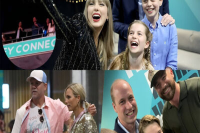 Taylor Swift poses for selfie with Prince William, George and Charlotte along with her man Travis Kelce at London gig before rocking royal treats sell-out crowd to his best dad dancing