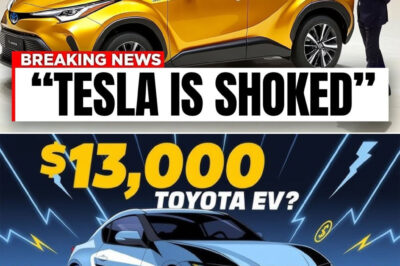 🔥 Toyota’s new $13,000 electric car will change the industry forever-Panettone Stallone