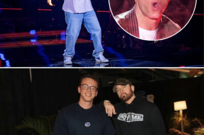 The crowd chuckled as a chubby, awkward 22-year-old nerd shuffled onto the stage—nervous, shaking, glasses slipping down his nose. You could almost hear the eye-rolls. Another kid with big dreams and no chance. But then, the beat dropped. His voice lit up like fire, tearing through Eminem and Logic’s Homicide with lightning speed and razor-sharp precision. The laughter? Gone. Replaced by stunned silence and dropped jaws. He wasn’t just rapping—he was owning it. Each bar hit harder, slicing through doubt. By the time he nailed the last line, the place was shaking. The judges were frozen, and the crowd went wild. The kid they all laughed at? He didn’t just prove them wrong—he became a legend. 4o mini
