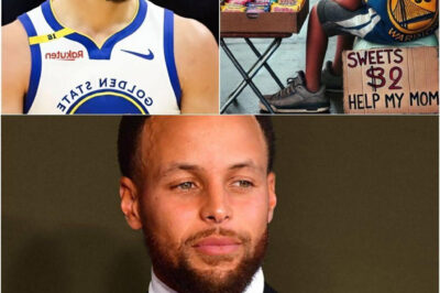 A boy sold candy to save his mother: Steph Curry’s response changed everything!