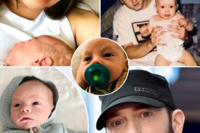 Hailie Jade Scott Mathers, the daughter of rap icon Eminem, has shared the first public photo of her holding her newborn baby—and the internet is losing it. With a soft smile and the glow of new motherhood, Hailie cradles her little one in a tender black-and-white shot posted to Instagram with the caption: “My whole world in one photo 🍼💫”
