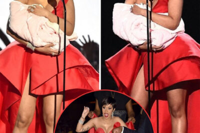MTV VMAs: Cardi B teases fans when she pretends to breastfeed onstage… as star returns to spotlight six weeks after giving birth to daughter Kulture