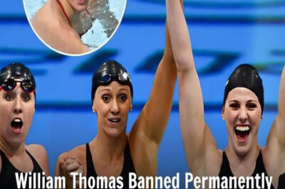 William Thomas is barred for life from Womeb’s Sports and is not permitted to compete against men.
