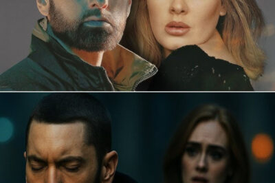 Nobody was ready for this. Out of nowhere, Adele and Eminem just dropped a track that feels like heartbreak went nuclear. “Love To Ashes” isn’t just a song — it’s a full-blown emotional detonation. One moment you’re swaying to Adele’s voice like it’s 2015 all over again, the next you’re getting sucker-punched by Eminem spitting raw truths like he’s bleeding onto the mic. This isn’t a collab. This is a collision — of pain, pride, regret, and rage. And somehow, it works perfectly.