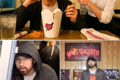 “Waiter Publicly Insults Eminem at His Own Upscale Restaurant — Guests Laugh, Phones Come Out, and Whispers Fill the Room… But Then Eminem Slowly Pushes Back His Chair, Stands Up Without Saying a Word at First, and Locks Eyes with the Waiter. The Room Falls into a Nervous Silence… Until He Speaks Just One Sentence That No One Saw Coming. What Happened Next Stunned Everyone — and Changed the Waiter’s Life Forever…”