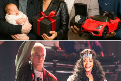 When showbiz legends like Rihanna, 50 Cent, and Snoop Dogg send luxury gifts to “Rap God’s” favorite grandson, it’s more than just about the presents. Rihanna’s mysterious, heartfelt gift has a deeper meaning—one that proves true friendship is priceless. Stay tuned to find out what’s inside the box that brought Eminem to tears!