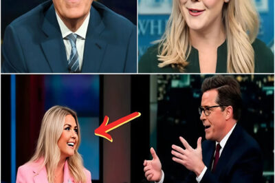 SHOCKING TV MOMENT: Karoline Leavitt’s Bold Reply on The Late Show with Stephen Colbert Shakes the Audience—What Caused This Explosive Outburst? Get the Inside Scoop!