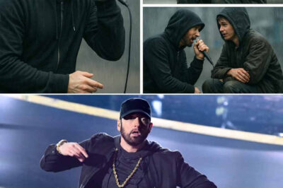 “He Rapped in the Rain Just for Him” — Eminem’s Secret Street Performance In the Rain for a Homeless Child And Secret Gift He Gave After Will Leave You Speechless!