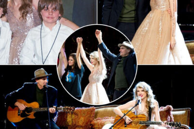 The moment James Taylor’s voice filled the air, tears began to flow from every corner of the room. But just as his song enveloped the audience in nostalgia, something unexpected happened—Taylor Swift walked on stage. This wasn’t just a performance; it was a sacred moment, a memory revived before our eyes. Standing beside James, Taylor didn’t just join in; she gave him the space he deserved, letting his timeless melody guide the way. You could see it in her eyes—this was more than a surprise cameo or a crowd-pleasing gesture. She had lived this song in chorus class, and now, she was sharing it with the legend himself. As the two performed together, something magical happened—two generations met in perfect harmony, and the room held its breath. James delivered the song with the familiar grace we know and love, while Taylor brought her own reverence to the moment. For those fortunate enough to witness it live, many agree—it was the most moving rendition of Fire and Rain ever heard. It wasn’t just a performance, it was a powerful connection that resonated deep within the heart.