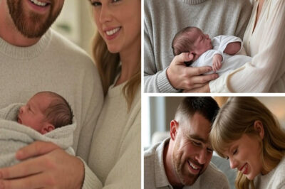 First Moment: The very first time Travis Kelce and Taylor Swift held their newborn in their arms was nothing short of magical. As they gazed at the tiny, peaceful face of their sleeping baby, tears of pure joy streamed down their cheeks. Overwhelmed with emotion, Travis whispered a six-word wish for their child’s future—words so heartfelt and unexpected, they left Taylor wide-eyed with surprise.