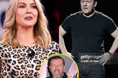 THIS JUST HAPPENED: Karoline Leavitt DESTROYS Ricky Gervais on Live TV—Fans Left SPEECHLESS by Her Savage Clapback! In a jaw-dropping moment on live TV, Karoline Leavitt took down Ricky Gervais with a blistering comeback that left viewers in total shock. What started as a seemingly casual exchange quickly escalated when Gervais made a pointed remark that Leavitt didn’t hesitate to flip back on him. With sharp wit and unflinching poise, Karoline completely outshined Gervais, l…