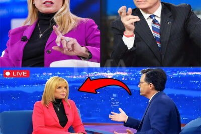 Pam Bondi didn’t just appear on The Late Show—she dominated it. In a jaw-dropping moment that had both the audience and Stephen Colbert stunned, Bondi fired back with a brutal one-liner that completely shifted the tone of the show.