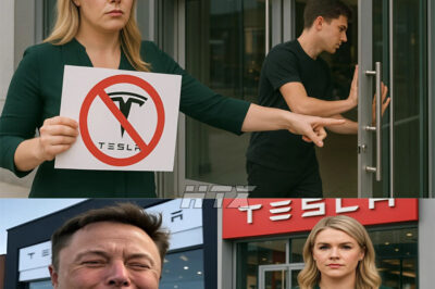 AMERICA BOMBSHELL: Karoline Leavitt petitions US government to rem0ve Elon Musk’s Tesla stores, claiming: “America doesn’t need mobile tr@sh cans”. Elon Musk’s side told Karoline Leavitt