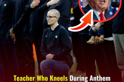 Teacher Who Kneels During Anthem Claims Trump’s Presence ‘Absolutely’ Influenced Her Decision
