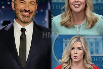 Chaos erupted on live television when Karoline Leavitt was suddenly kicked off Jimmy Kimmel Live!
