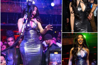 At the 2025 Super Bowl Party, Cardi B yells, “I am single,” while wearing the most revealing dress.