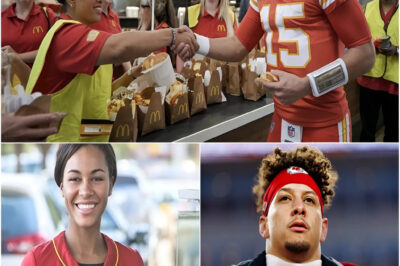 McDonald’s Employee Fired for Giving Patrick Mahomes Free Food – What He Does Next is Stunning😮😲 Marissa Lopez was exhausted. It was nearly midnight at the McDonald’s off the highway in Fremont, California, and she still had half an hour before her shift ended. Her back ached from standing at the register for hours, and her feet throbbed with every step. Read full story in comment👇👇👇
