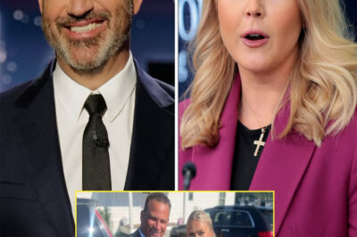 Jimmy Kimmel really crossed the line and insulted Karoline Leavitt and her husband. — In an explosive live TV moment, Jimmy Kimmel took things too far when he questioned Karoline Leavitt’s integrity with a brutal remark. What started as a playful exchange quickly turned ugly when Kimmel made a comment about her husband that completely crossed the line. Support for Leavitt poured in fast.