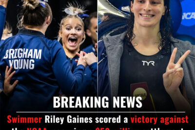 BREAKING: Swimmer Riley Gaines scored a victory against the NCAA, securing a $50 million settlement for unfair distribution of medals, a major win for her and critics of sporting inequalities.!