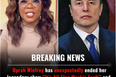 Breaking News: Oprah Winfrey has unexpectedly ended her legendary show “It’s All Elon Musk’s Fault” and shocked everyone by announcing that she will leave the United States for good, never to return.