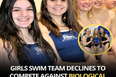 Breaking: The girls’ swim team says it’s “not fair” to compete against a biological male.