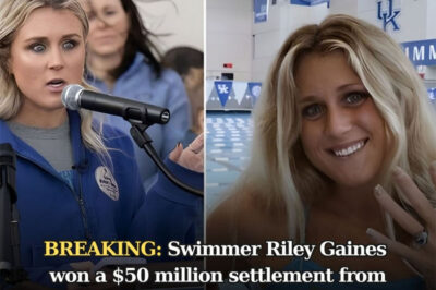 BREAKING: Swimmer Riley Gaines won a $50 million settlement from the NCAA over unfair medal distribution, signaling concerns about sports scrutinу
