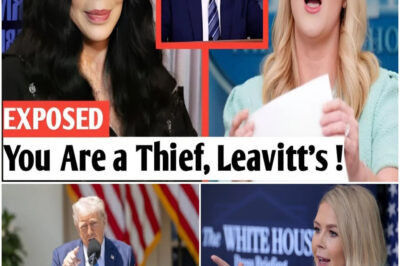 Drama Explodes: Cher is MAD at Donald Trump after Karoline Leavitt’s lies are EXPOSED! What’s the truth behind it? Is Karoline Leavitt the one hiding the truth?