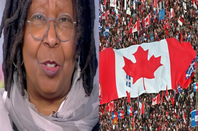 Whoopi Goldberg fires back with a five-word response to Canadians booing the U.S. national anthem…