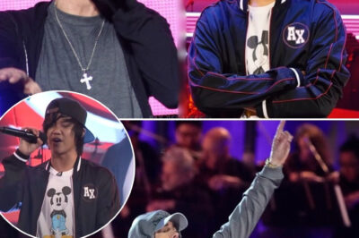 A 19-year-old Asian boy walked onto The Voice stage, the weight of years of ridicule heavy on his shoulders. At school, they called him a freak, mocked him for idolizing Eminem. To them, rap was trash, and white rappers were worse. But here he stood, defying every sneer and insult. The moment the first notes of an Eminem classic filled the air, he took a deep breath and began. His flow was sharp, his delivery electrifying. In just 30 seconds, the crowd was on their feet, and the judges, stunned, couldn’t hit their buttons fast enough.
