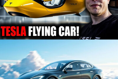Elon Musk’s First Prototype of Flying Tesla Car Sends Shockwaves Through The Car Industry